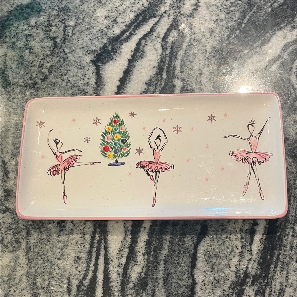 Festive Ballerina Holiday Platter